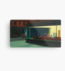 Nighthawks by Edward Hopper 1942 Metallbild