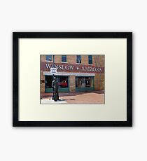 Standin' on the Corner Framed Print