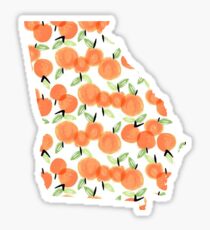Georgia Peaches Sticker