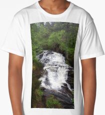Scottish waterfall Long T-Shirt