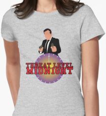 Threat Level Midnight Women's Fitted T-Shirt