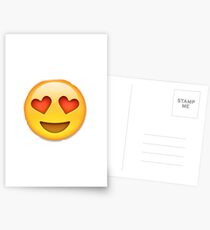 Love Emoji Postcards