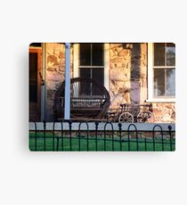 Evening on the Porch Canvas Print