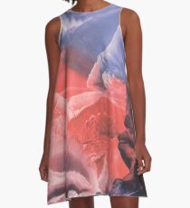 Color blot spots Imprint A-Line Dress