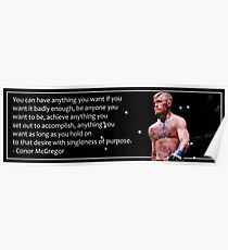Conor McGregor Motivational Poster Poster