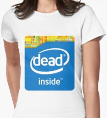 Camiseta entallada para mujer Intel Dead Inside Meme
