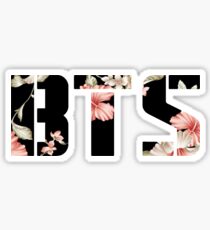 BTS Floral Logo Sticker