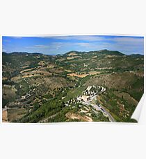 Umbrian landscape Poster