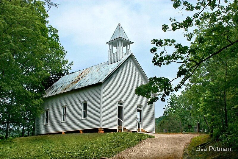 "Cades Cove Methodist Church" by Lisa Putman Redbubble