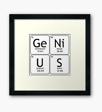 GeNiUS Framed Print