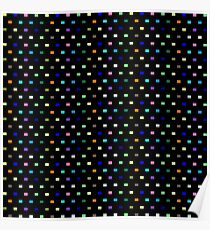 Quadrat - Regenbogen Poster