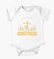 Yellowstone Nationalpark Vintage Bigfoot T-Shirt Männer Frauen Baby Body Kurzarm