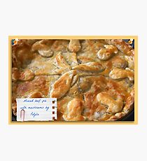 Aye it's a Pie! Photographic Print