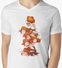 Ace - one piece - chibbi Men's V-Neck T-Shirt