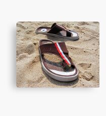 sandals Canvas Print
