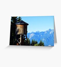 Water Tower in Switzerland Greeting Card