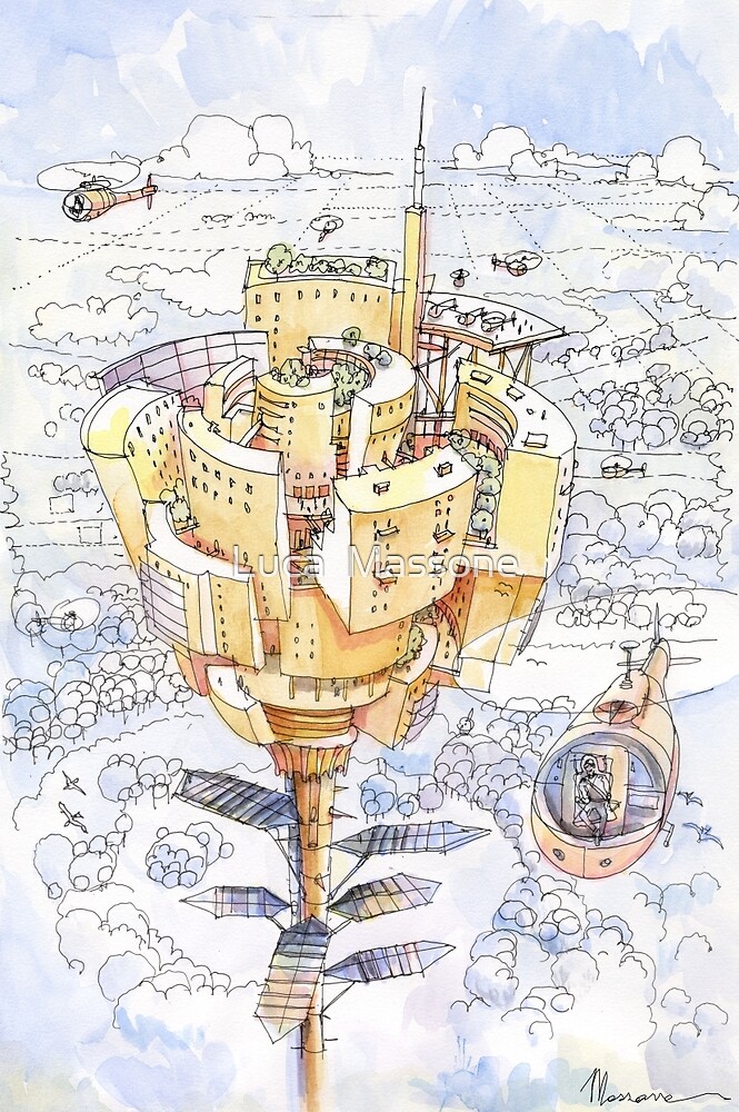 "The Flower City" by Luca Massone Redbubble