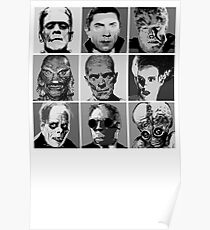 Universal Warhol Black&White Poster