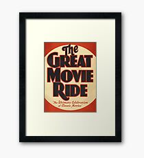 The Great Movie Ride Framed Print