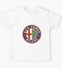 Antique Alfa-Romeo Classic Car Sign Kids Tee