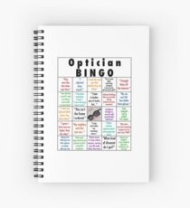 Optician BINGO Spiral Notebook