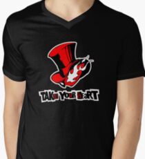 Persona 5 - Phantom Thieves Symbol / Take Your Heart Men's V-Neck T-Shirt