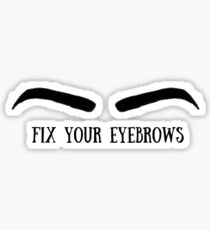 Fix deine Augenbrauen Sticker
