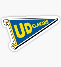 University of Delaware Pennant Flag Sticker