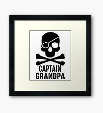 CAPTAIN GRANDPA Framed Print