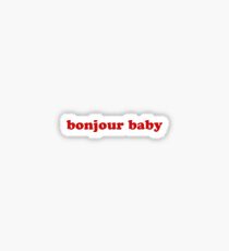 bonjour baby Sticker