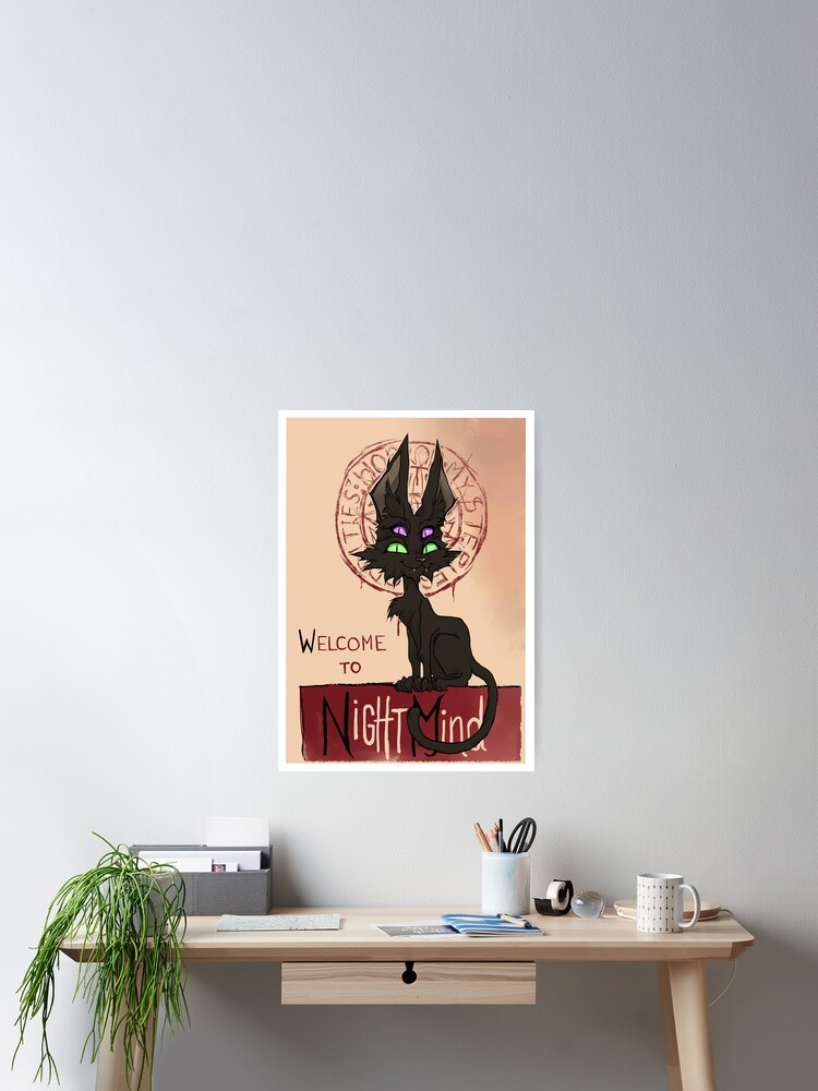 Welcome To Night Mind Le Chat Noir Poster