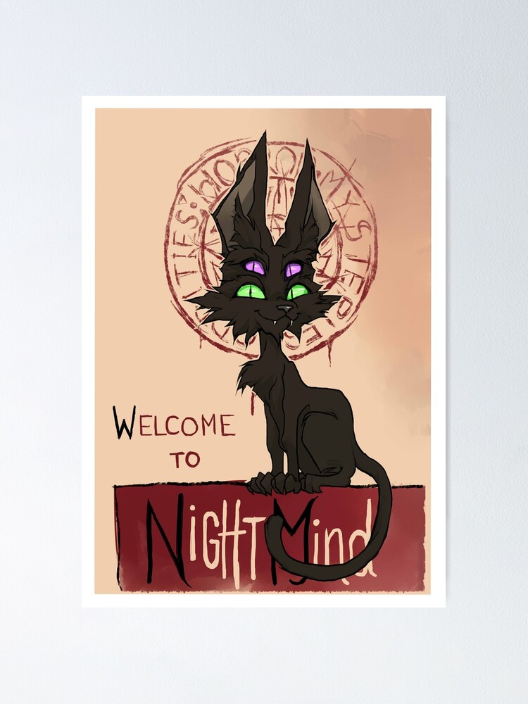 Welcome To Night Mind Le Chat Noir Poster