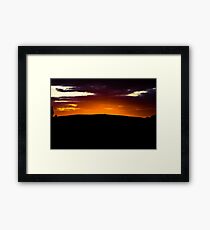 Sunset Framed Print