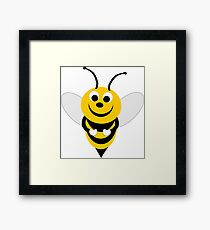 Bumble Bee Design Framed Print