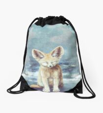 A Fennec's Dream Drawstring Bag