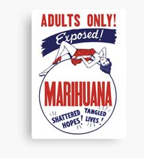 Marihuana Canvas Print