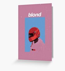 Frank Ocean - Blonde Design Greeting Card