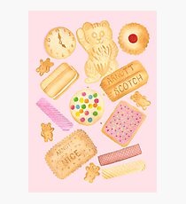 Biscuits In Bed Photographic Print