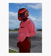 Frank Ocean - Helmet Photographic Print