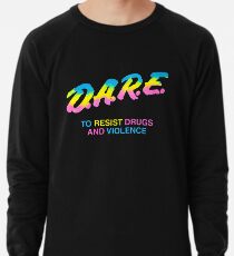 DARE 90s Drogen Tshirt Shirt Leichter Pullover