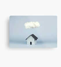 A cloud over the house Metal Print