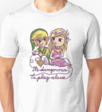 it's dangerous to play alone Unisex T-Shirt