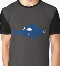 Camiseta gráfica Pescador de Carolina del Sur