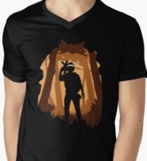 Unknown in the woods Men's V-Neck T-Shirt