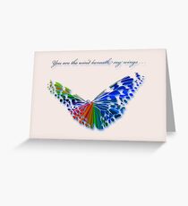 Wind Beneath my Wings . . . Greeting Card