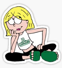 Dartmouth University Lizzie McGuire Sticker Sticker