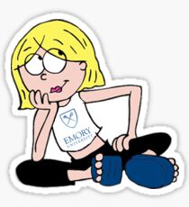Emory University Lizzie McGuire Sticker Sticker