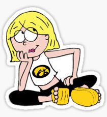 University of Iowa Lizzie McGuire Sticker Sticker