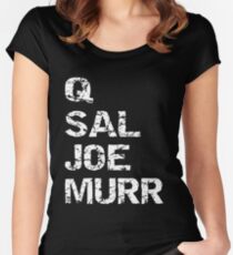 Impractical Jokers | Q & Sal & Joe & Murr Women's Fitted Scoop T-Shirt