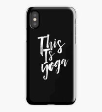 This Is Yoga Cool Text Typography iPhone Case